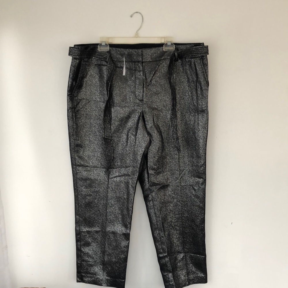 Sparkly Black Loft Trousers